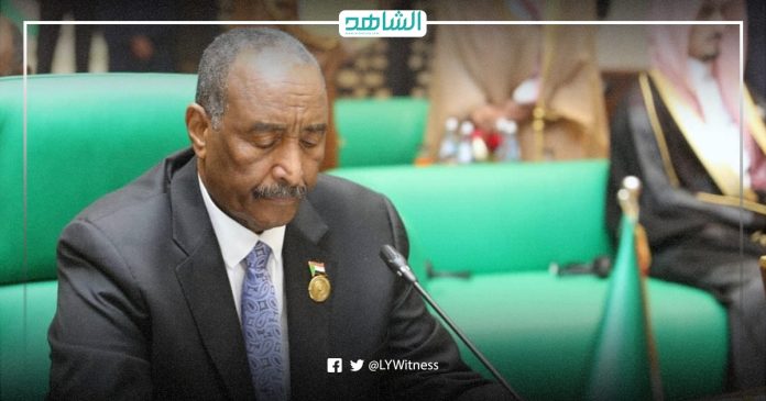 رئيس مجلس السيادة السوداني الفريق عبد الفتاح البرهان