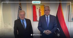 مستشار الأمن القومي الليبي يبحث مع السفير الأمريكي تداعيات احتجاز “أبوعجيلة”