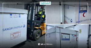 جهاز الإمداد الطبي في ليبيا يتسلم 4 حاويات من اللقاح السداسي للأطفال
