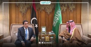 رئيس المجلس الرئاسي يبحث مع ولي العهد السعودي مستجدات الأوضاع في ليبيا