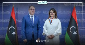 ليبيا.. وزيرة خارجية دبيبة تناقش مع السفير التونسي سبل التعاون بين البلدين