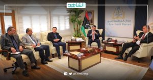 رئيس الديوان المحاسبة الليبي يبحث خطط تنفيذ مخصصات التنمية للعام 2022 – 2023