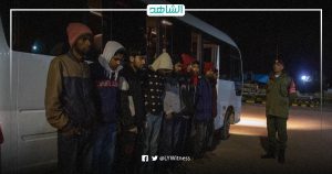 الجيش الليبي يضبط مهاجرين غير شرعيين جنوب هراوة