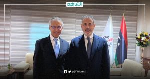 السفير الفرنسي يبحث مع رئيس مؤسسة النفط الليبية التعاون في مجال الطاقة