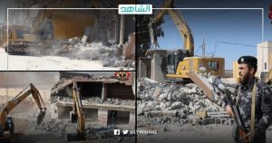 النيابة الليبية: إزالة تعديات على أملاك الدولة في مدينة بني وليد ومحيطها
