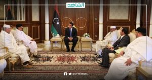 “المنفي” يناقش مع قبيلة ورفلة سبل استقرار ليبيا