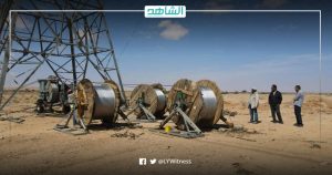 شركة الكهرباء الليبية تواصل العمل بمشروع خط نقل الطاقة “الرويس / أبوعرقوب”