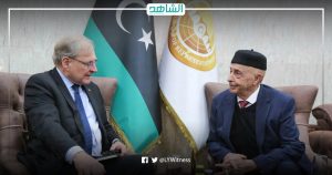 المبعوث الأمريكي يؤكد لرئيس البرلمان دعم واشنطن لجهود “باتيلي” بشأن الانتخابات الليبية