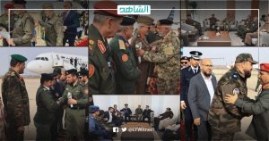 لجنة 5+5 والقيادات الأمنية بالمنطقة الشرقية والغربية يستكملون في بنغازي مباحثات توحيد المؤسسات العسكرية
