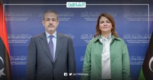 “المنقوش” تبحث مع “بن قدارة” تفعيل اتفاقيات مؤسسة النفط الليبية مع الشركات العالمية