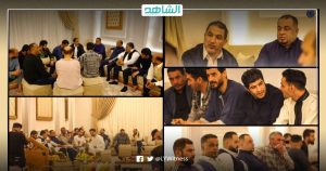 وزير الداخلية بالحكومة الليبية المكلفة يلتقي القيادات العسكرية والأمنية بمدينة الزاوية بمائدة إفطار جماعي