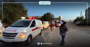 إجلاء 30 عائلة عالقة من مناطق الاشتباكات بمدينة الزاوية