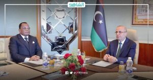 “اللافي” يبحث مع وزير خارجية الكونغو برازافيل الاستعدادات لعقد المؤتمر الجامع للمصالحة الليبية