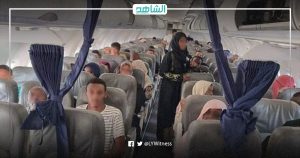 الدفعة الأخيرة تصل.. 90 مواطناً ليبياً يصلون مطار بنينا الدولي قادمين من السودان