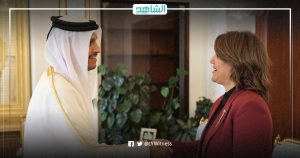 وزيرة الخارجية تلتقي نظيرها القطري للتشاور حول الانتخابات الليبية