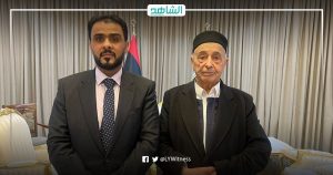 عقيلة صالح يناقش مع رئيس الحكومة الليبية المكلف عددا من الملفات الخدمية