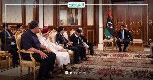 خلال لقاء المنفي.. قبيلة الحطمان تتمسك بمشروع المصالحة الوطنية الليبية