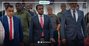 “حماد” يجري زيارة لمقر وزارة الحكم المحلي الجديد ببنغازي