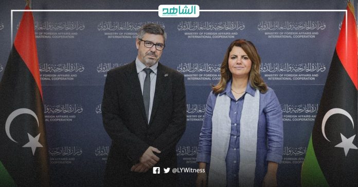 وزيرة خارجية الوحدة نجلاء المنقوش