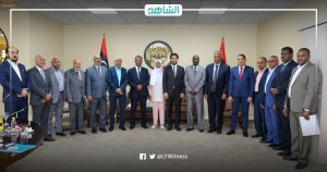 أعضاء مجلس النواب يبحثون مع وزراء الحكومة المكلفة إعادة إعمار فزان