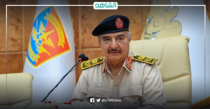 القائد العام للجيش الوطني الليبي المشير خليفة