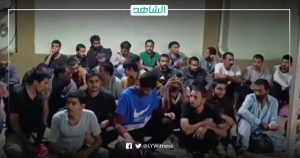 مديرية أمن شحات تضبط 39 أجنبياً دخلوا ليبيا بطرق غير شرعية