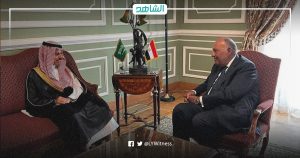 وزيرا خارجية مصر والسعودية يبحثان تعزيز التشاور والتنسيق بشأن القضية الليبية