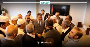 “دبيبة” يبحث حل مشاكل ترهونة مع وفد من أعيان وحكماء المدينة