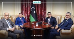 المنفي ودبيبة وتكالة والكبير يجتمعون بطرابلس لدعم عمل اللجنة المالية العليا