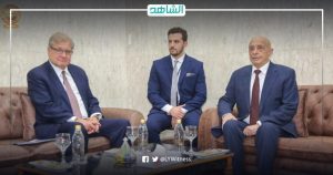 رئيس مجلس النواب يبحث مع المبعوث الأمريكي مستجدات الأوضاع السياسية في ليبيا