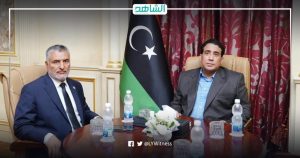 “المنفي” يناقش مع “تكالة” آلية إعادة إعمار المناطق المنكوبة بشرق ليبيا