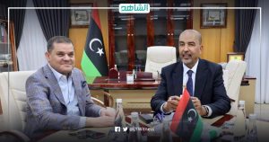 الكوني ودبيبة يبحثان تنفيذ المشاريع الاستراتيجية في مناطق جنوب ليبيا
