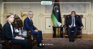 “المنفي” يبحث مع السفير الفرنسي كيفية الخروج من حالة الانسداد السياسي بليبيا