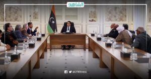 “المنفي” يبحث مع وفداً من سبها القضايا الخدمية بمدن الجنوب