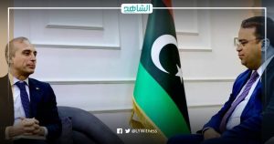 وزير العمل يبحث تعزيز مجالات التعاون مع السفير الإيطالي في ليبيا