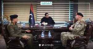 المنفي يطلع على الوضع الأمني بالنقاط الحدودية الليبية التونسية الجزائرية