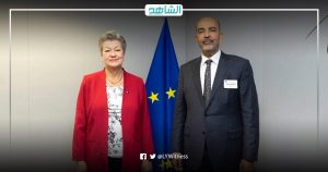 “الكوني” يناقش في بروكسل تعاون ليبيا والاتحاد الأوروبي لمواجهة الهجرة والإرهاب