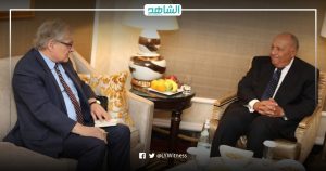 وزير الخارجية المصري يؤكد للمبعوث الأمريكي ضرورة وقف التدخلات الخارجية في ليبيا