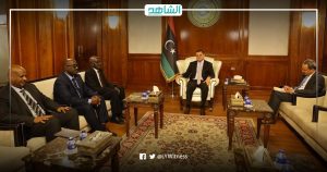ليبيا.. دبيبة يتلقى رسالة من رئيس مجلس السيادة السوداني