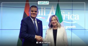 دبيبة وميلوني يتابعان تطورات تفعيل معاهدة الصداقة بين ليبيا وإيطاليا