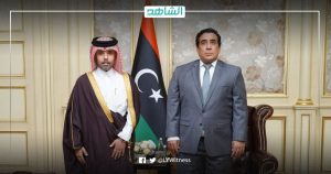 “المنفي” يبحث مع السفير القطري جهود البعثة الأممية في ليبيا لإجراء الانتخابات