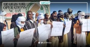 المجلس الأعلى لقبائل ومدن فزان يعلن دعمه للمعتصمين بحقل الشرارة