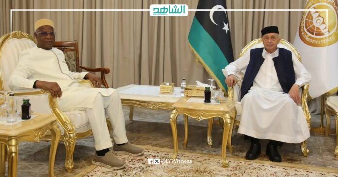 المبعوث الأممي عبد الله باتيلي و رئيس مجلس النواب عقيلة صالح