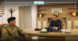 دبيبة يتابع مع النمروش عمل القوة العسكرية المشتركة لتأمين معبر رأس جدير