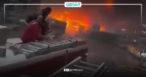 ليبيا.. 12 مصابا جراء حريق مخازن شركة الكهرباء في الكريمية