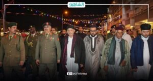 حفتر وصالح وحماد يتفقدون مشاريع إعادة الإعمار بمدينة درنة والمناطق المتضررة