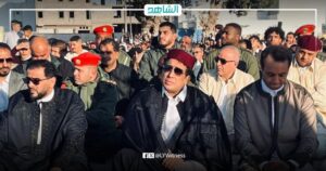 المنفي ورئيس الحكومة الليبية المكلفة يؤديان صلاة العيد في درنة