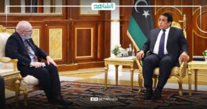 المنفي يبحث مع السفير البريطاني تطورات الأوضاع السياسية في ليبيا