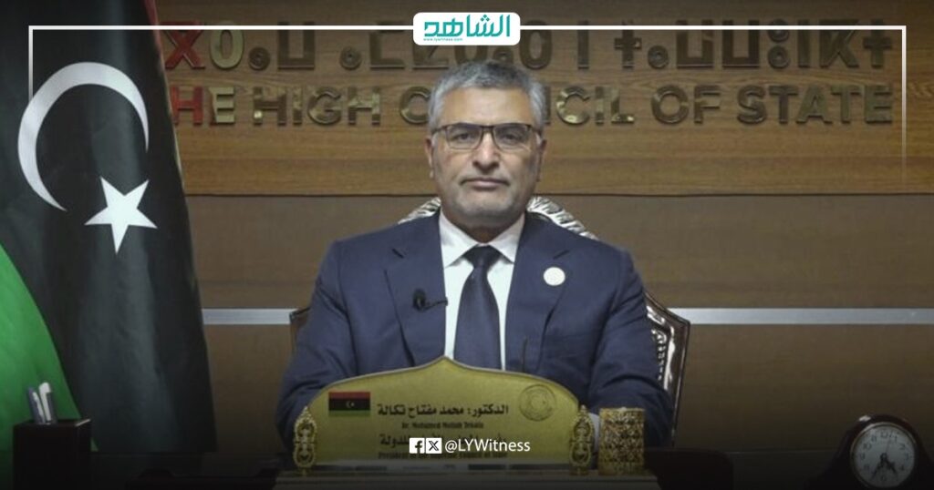 رئيس مجلس الدولة الاستشاري الليبي محمد تكالة