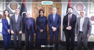 “الكبير” يبحث مع مسؤولين بالبنك الإسلامي للتنمية دعم المشروعات الصغيرة بليبيا
